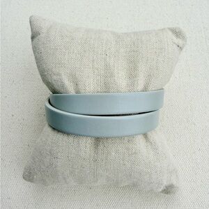*Double Reversible Leather Band* KEEP COLLECTIVE Retired Soft Grey